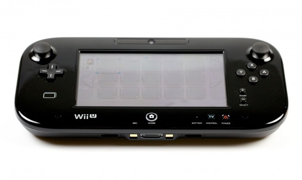 Das Display des Wii-U-Gamepad hat eine Auflösung von 854 x 480 Pixeln auf 6,2 Zoll.